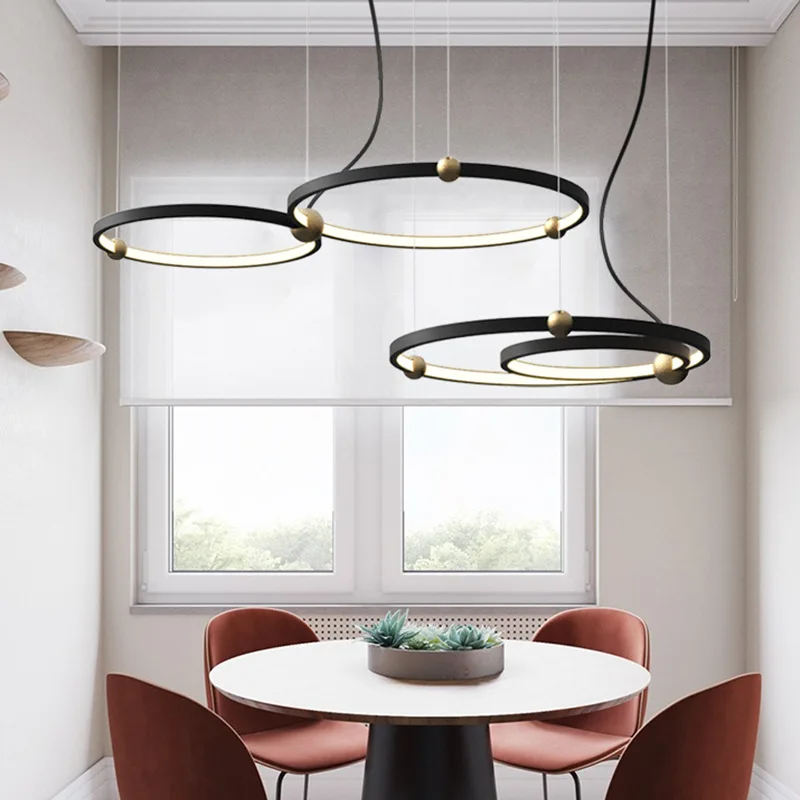 Lustra lampa современный подвесной светодиодный светильник скандинавский круглый