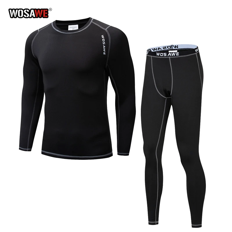 WOSAWE комплект термобелья для мотоцикла мужские мотоциклетные лыжные зимние