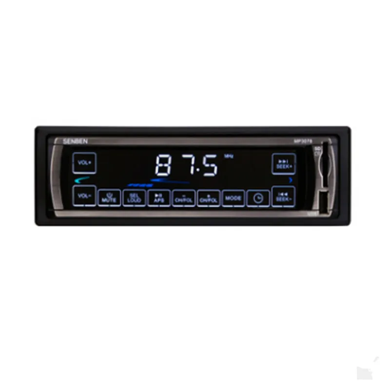 12V 2,5 ''автомобильное радио Стерео FM радио MP3 аудио плеер 5V Зарядное устройство USB/SD/AUX-in сенсорный экран панель управления In-Dash 1 DIN
