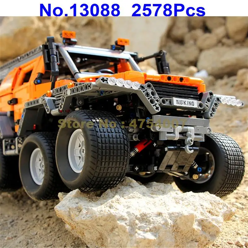 13088 2578 шт. rc technic пульт дистанционного управления внедорожный avtoros shaman suv строительный блок 5360 игрушка