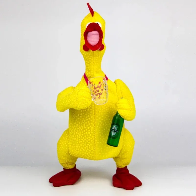Yellow B Милая кукла-курица, детские игрушки для детей, мягкая электрическая забавная плюшевая версия пения, плача, крича, игрушка-курица, кукла для детей - Цвет: Yellow B