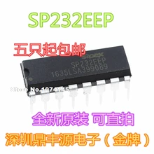 10 шт./лот SP232EEP DIP-16 SIPEX MAX232EPE/CPE