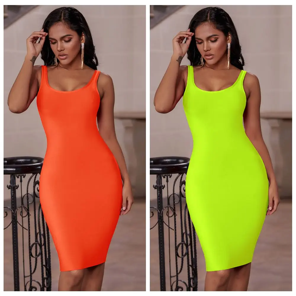 Purple Bandage Dress For Women 2021 New 