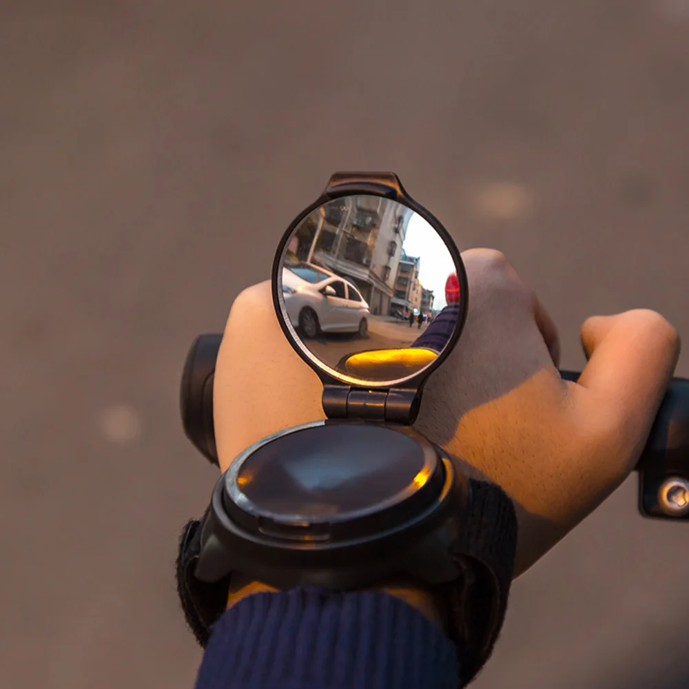 

Bike Wrist-mounted Rear View Mirror Wing Side Folding 360 Degree Rotation Bicycle Accessories
