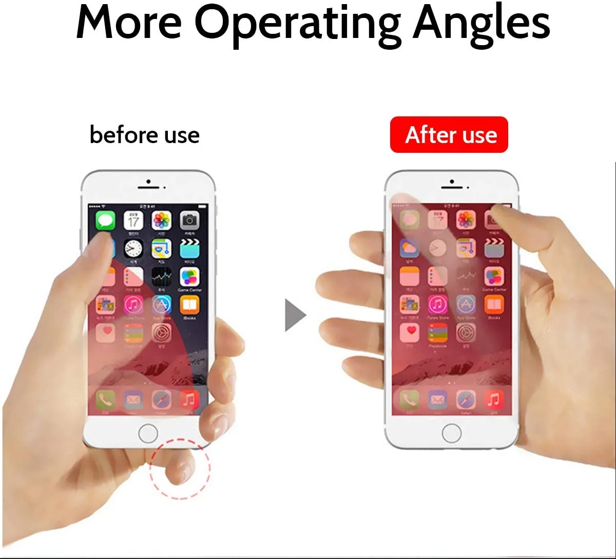 Glitter Cell Phone Ring Holder Stand Finger Grip 360° Degree Rotation Kickstand Compatible Phones Glitter Cell Phone Ring Holder Stand Finger Grip 360° Degree Rotation Kickstand Compatible Phones