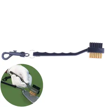 

2 Sided Nylon Golf Club Brush Groove Ball Cleaner Accessories Equipment