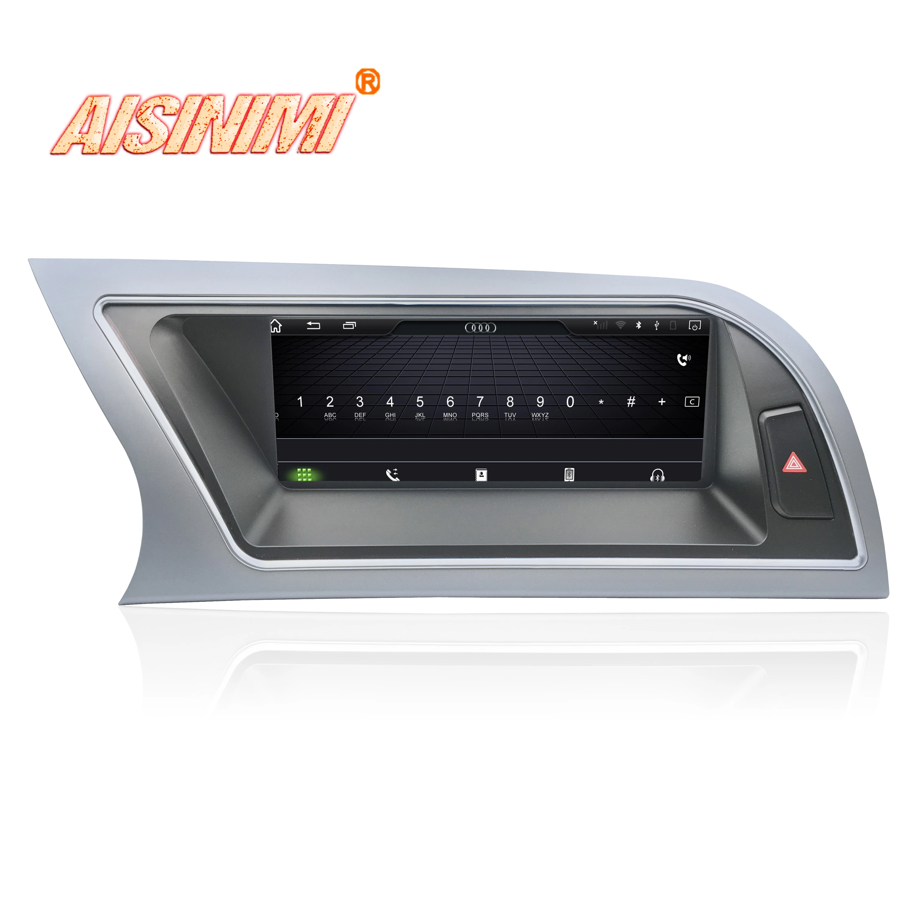 AISINIMI Android 8,0 автомобильный Dvd Navi плеер для автомобиля Audi A4 A4L 2013- монитор Дисплей gps аудио стерео Авто сенсорный экран все в одном ПК