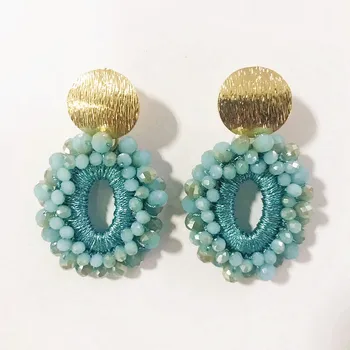 

Fashion Crystal Earrings For Women Pendant сережки 2020 New Baroque Drop Jewelry Oorbellen Bohemian boucle d'oreille