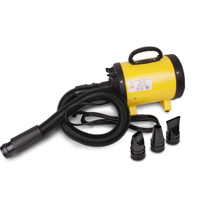yellow AU plug Портативный 2800 Вт низкий уровень шума для домашних животных, фен для собак, кошек, инструмент для красоты, фен для волос, подогреватель для волос, фен для домашних животных, Новинка - Цвет: yellow AU plug