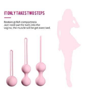 Medical Silicone Kegel Balls Exercise Tightening Device Balls Safe Ben Wa Ball for Women Vaginal massager Adult toy No Vibrator 6