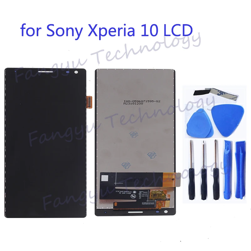 

6.5" For Sony Xperia 10 LCD Original touch screen digital converter replacement Sony repair parts+Tool kit