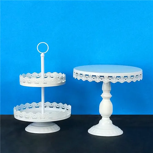 Tobs Cup Cake Stand Cake Tray Home Decoration Dessert Table Party Suppliers Cake Tools With Lace Edge Baking - Цвет: 2layer