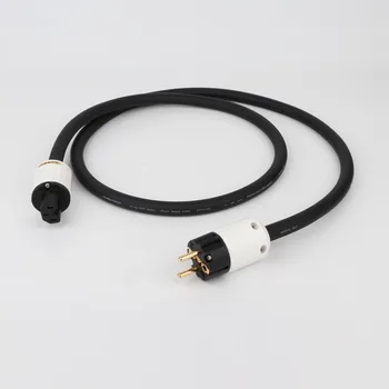 

HIFI FURUTECH FP-314Ag Power Cable line Power Cord with Oyaide P-320E Schuko EU Plug AC cable hifi Vinshle