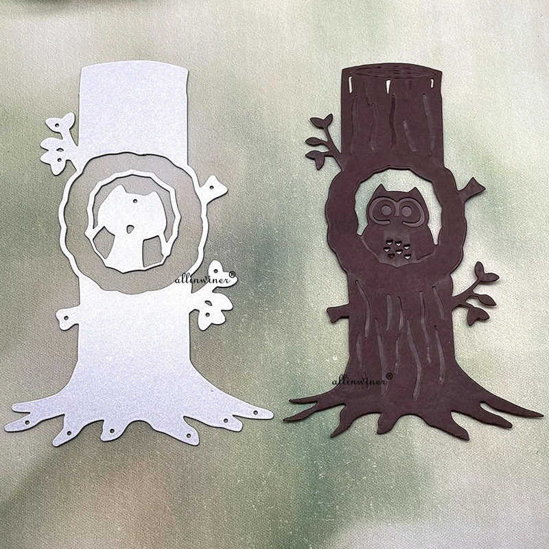 Owl Tree Nest Metal Cutting Dies For Diy Scrapbooking Album Paper Cards Decorative Crafts