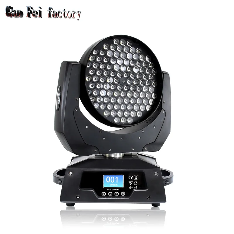 Led moving 108x3w луч света quad четырехцветный светодиод управление регулятором света движущаяся голова мыть свет для dj сценический свет вечерние танцы