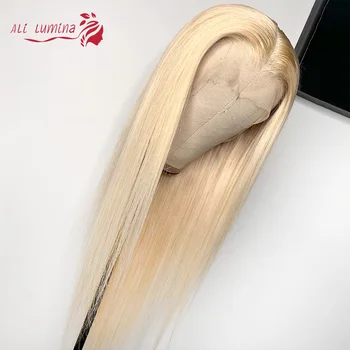 

613 Honey Blonde lace front wig Remy Brazilian Straight Lace Front Human Hair Wig 8-26 inch Ombre Frontal Wigs for Black Women