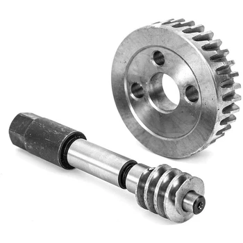 

Metal Material Vortex Turbine Parts Kit- Tilt Turbine J Head Gear Adjustable Worm for Milling Machine Replacement Part