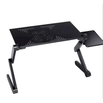 

0.48m Portable Foldable Aluminum Alloy Laptop Computer Notebook Table Stand Desk Bed Tray Enjoy Fun in Home With Fan