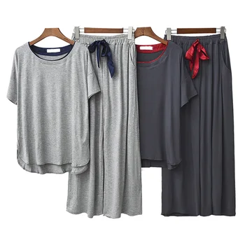 

Spring Short Sleeve Cotton Pajamas Set Long Sleeve Set Women Sleepwear Women Nightwear Pijama Pyjama