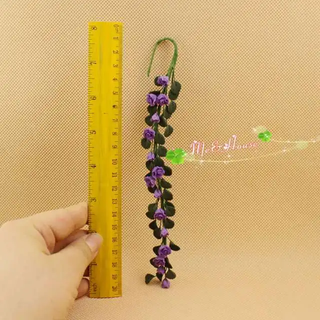 1: 12 кукольный дом игровой дом игрушки Мини Сгибаемая Роза струна глина ручной работы