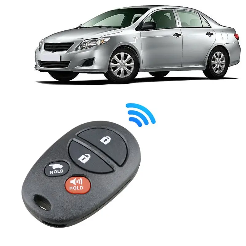 4 кнопки бесключевого входа дистанционный ключ-брелок от машины для Toyota Avalon Solara 2005 2006 87HE