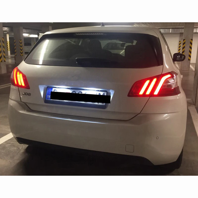 TuningATP светодиодный задний номерной знак светильник для peugeot 308 II 2 MK2 3008 II 208 2008 207 CC