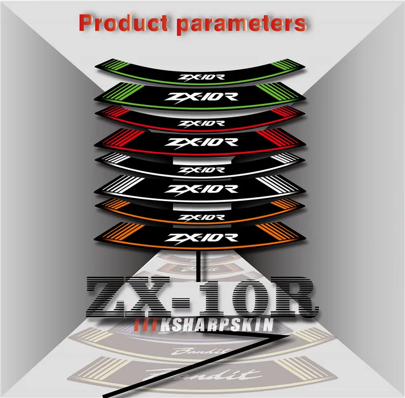 Новая индивидуальная наклейка на мотоцикл шина наклейка светоотражающие ...