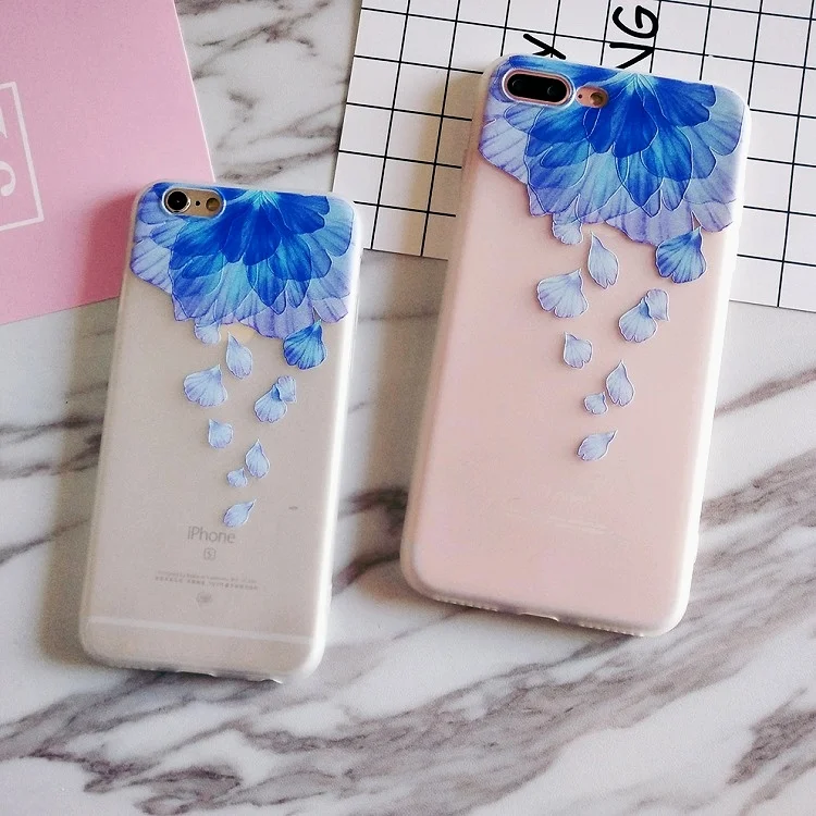 Чехол для iphone 6 6s 7 8 6 s plus, винтажный милый чехол с красными цветами для iphone XR X XS MAX 11 Pro Max 5 5S se, 3d чехол для девочек - Цвет: 01