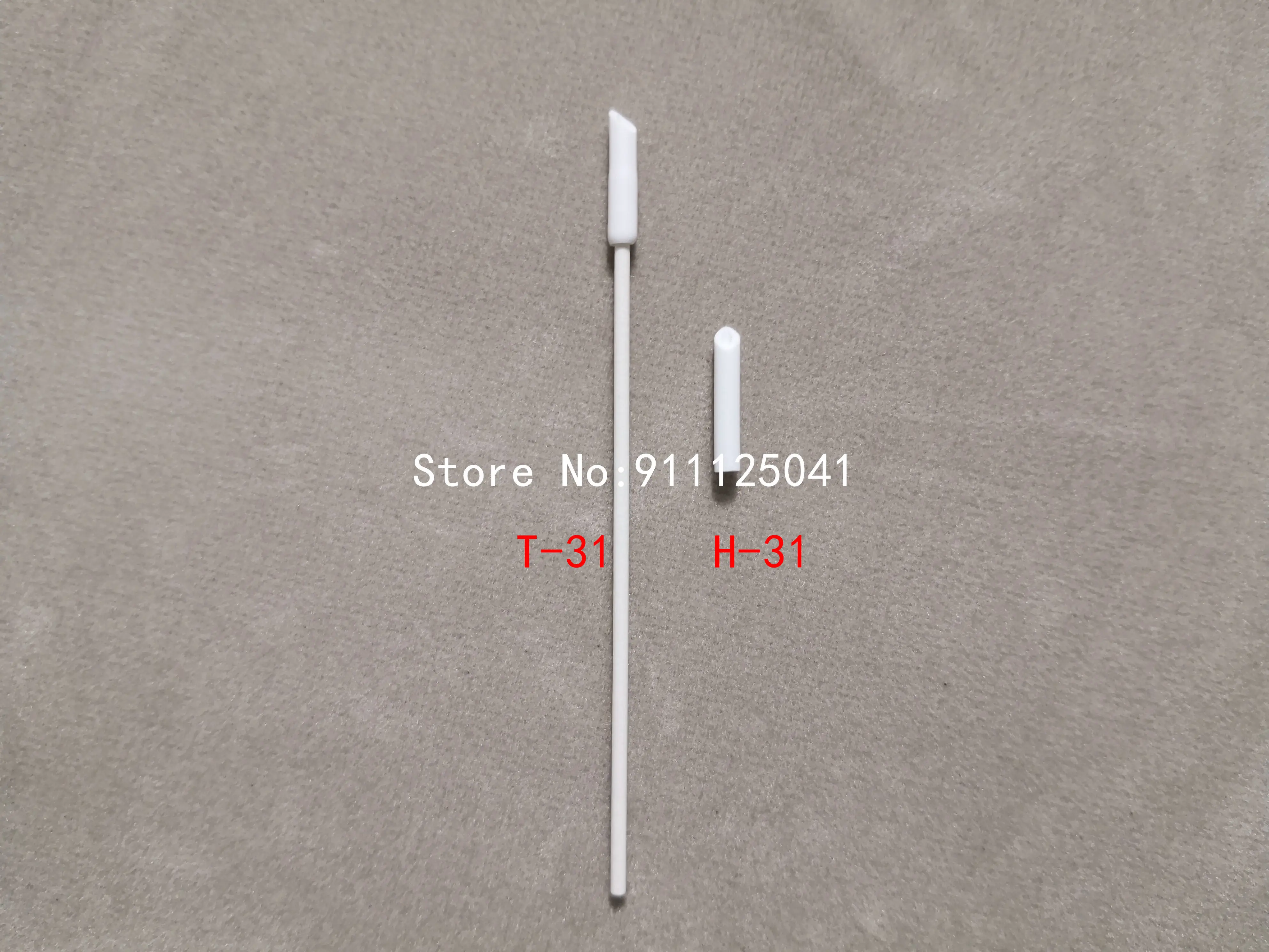 50pcs Polyester Clean Swabs for Rubystick Printhead - T-31 T39 Ruby Stick/Head, H-31 H39 3mm PU Soft Slant Cleaning Swabs Description Image.This Product Can Be Found With The Tag Names Computer cleaners, Computer Office, Ruby stick