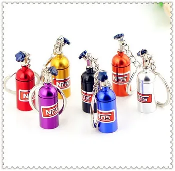 

car Nitrous Oxide Bottle Keychain Keyring Pill Box for Kia Provo K9 Cross Carens CUB Trackster Ray K2 Naimo Pro Venga
