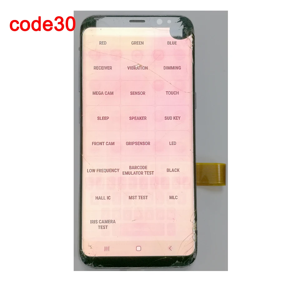 JPFix для samsung S8 G95FD практика использования стекла Сломанный ЖК-дисплей сенсорный экран с рамкой