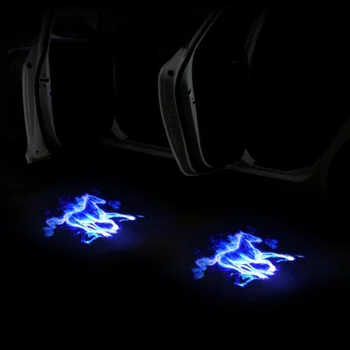 

1pcs LED Car Door Light Laser Ghost Projector For Honda CR-V XR-V Accord Civic FIT Jazz City Civic JADE Mobilio
