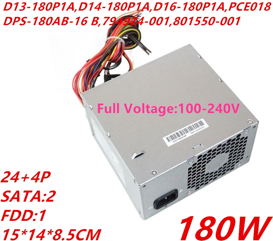 Новый оригинальный блок питания для HP 400G 3 D13-180P1A D14-180P1A D16-180P1A DPS-180AB-16 B PCE018 DPS-180AB-20 A