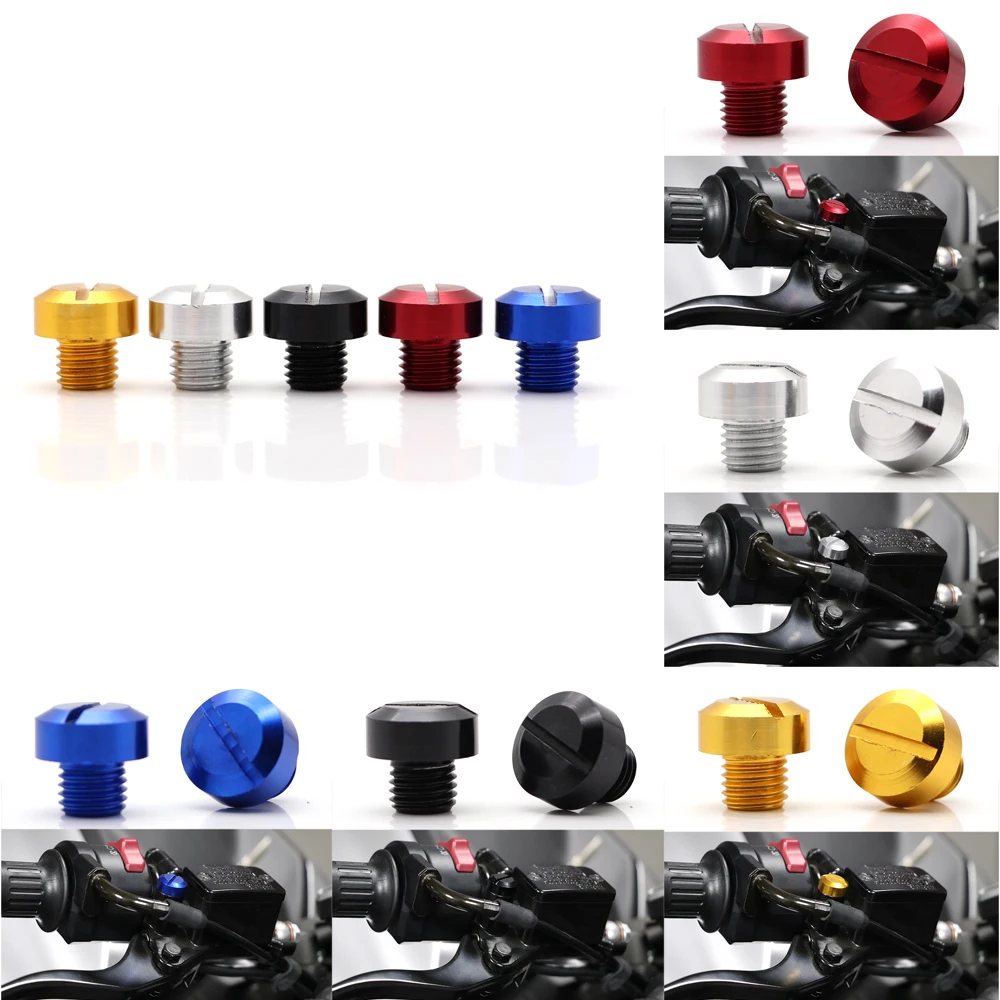 10MM Motorcycle Universal CNC Aluminum Mirrors Hole Screws Plug Cap For Yamaha MT09 Kawasaki Honda 390 Suzuki Modified | Автомобили и