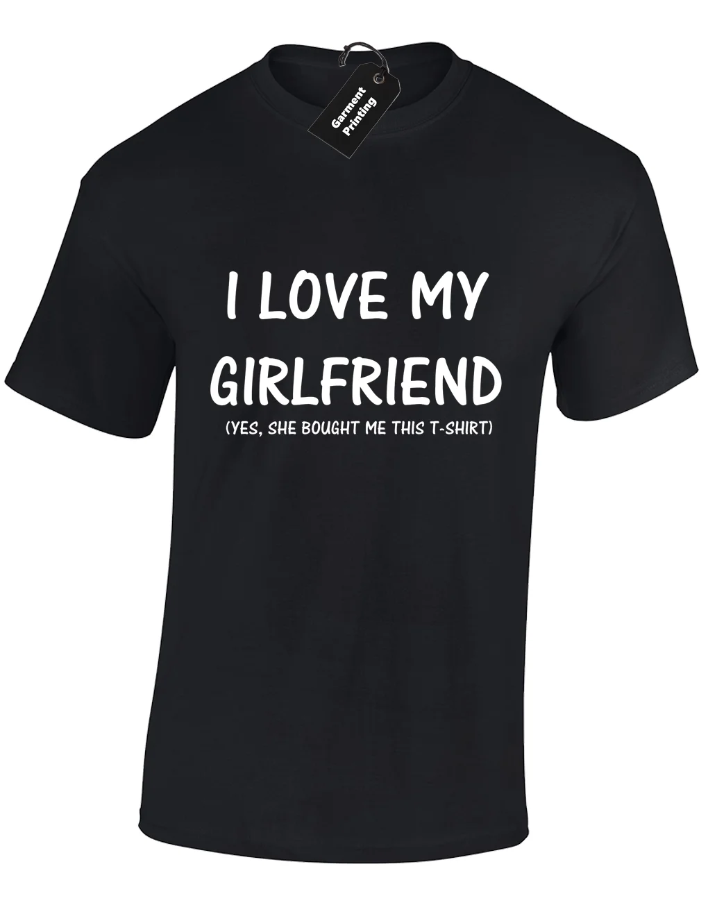 I Love My Girl Мужская футболка Забавный дизайн подарок идея для бойфренда S 5Xl мужская Модная брендовая футболка с круглым вырезом