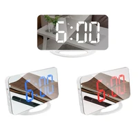 LED Digital Smart Alarm Clock Watch Table Electronic Desktop Clocks USB Wake Up Clock with projection