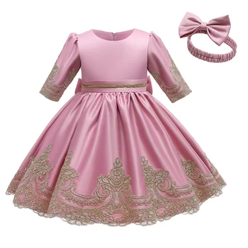 

2020 Winter Clothes Newborn Baptism 2 1st Birthday Dress For Baby Girl Dress Court Retro Princess Dresses Party And Wedding Gown