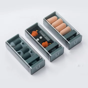 

Sound Insulation Earplugs Soft Silicone Strong Sound Insulation Mini Portable Sleeping Foam Travel Earplugs