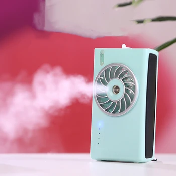 

Rechargeable Battery Operated Cooling Fan Camera Handheld Mist Spray Fan HumidifierUltrasonic Air Humidifier Fogger Mist Maker