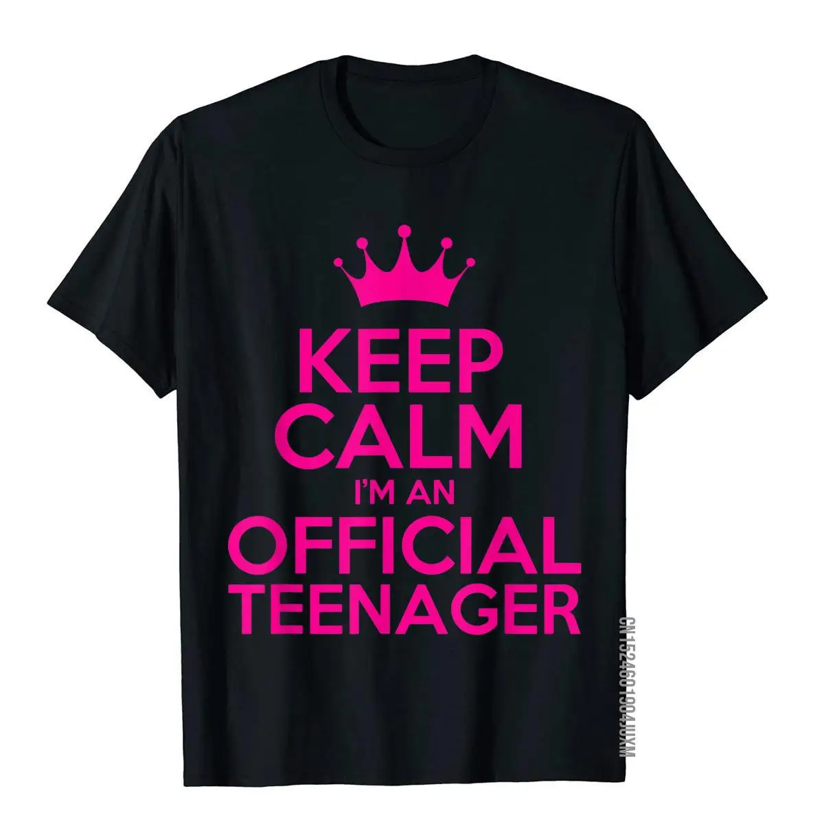 Keep Calm Im A Teenager Shirt Official 13th Birthday Gift T-Shirt__97A2315black