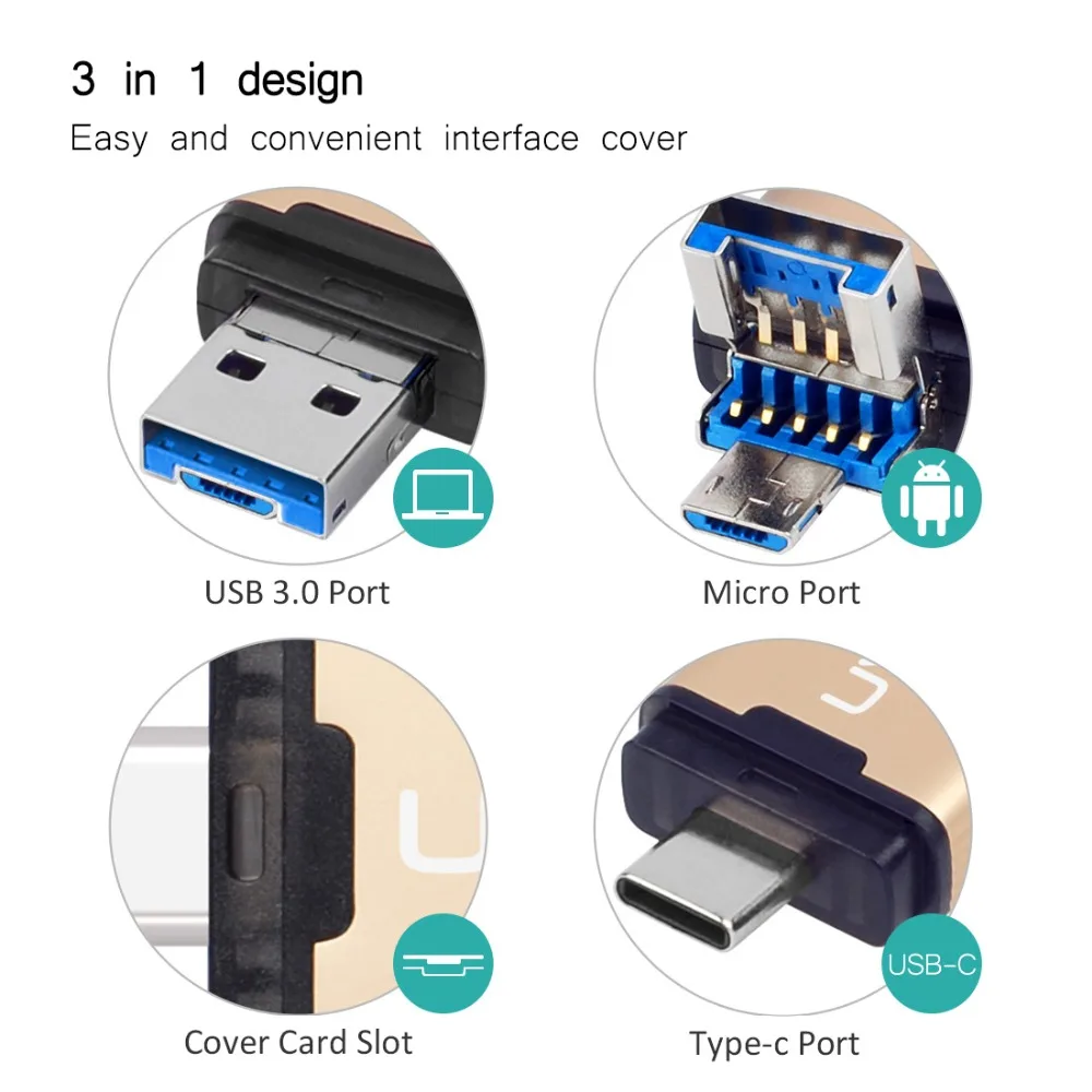 Горячая Распродажа OTG USB флеш-накопители USB 3,0& type-C& Micro USB флеш-накопитель 32 Гб 64 Гб 128 ГБ 256 ГБ Флешка флеш-накопитель для Android