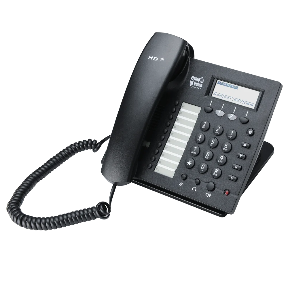 Беспроводной IP телефон стандарт Flyingvoice IP622CW поддержка Wi Fi 2 sip счета TR069 с 10