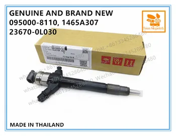 

GENUINE AND BRAND NEW DIESEL COMMON RAIL FUEL INJECTOR 095000-8110, 9709500-811, 1465A307, 23670-0L030