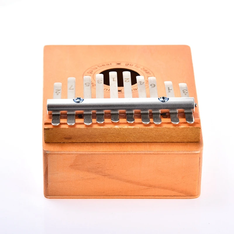 10 Ключ Kalimba игрушечное пианино твердых палец пианино для детский музыкальный инструмент игрушки для начинающих