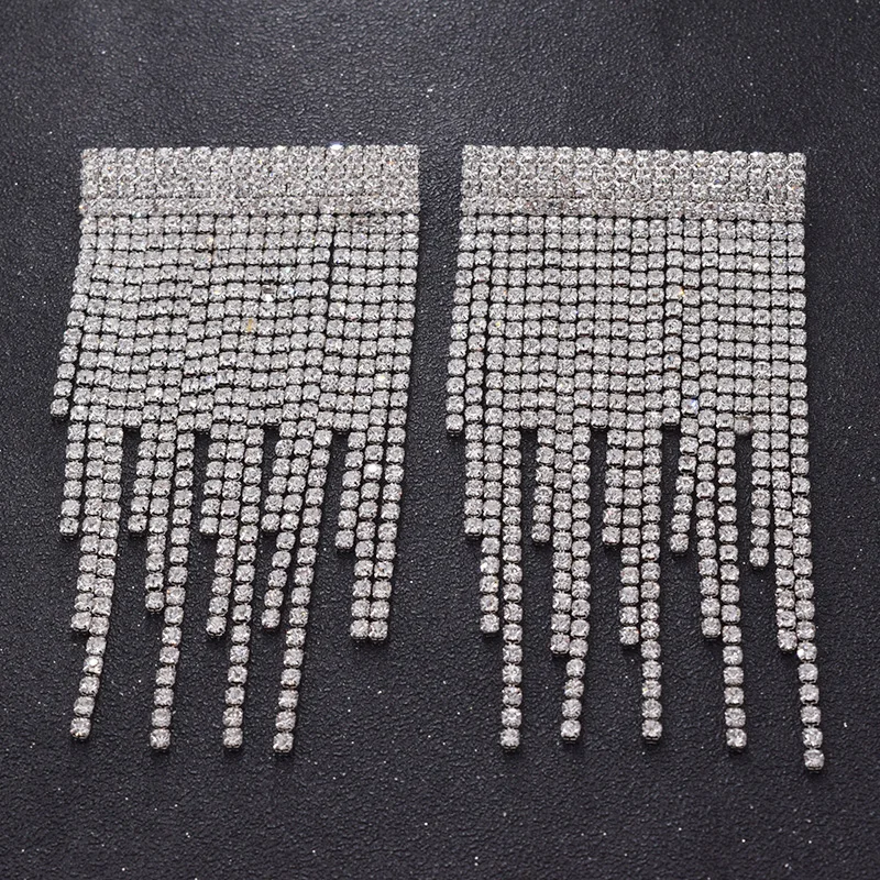 fringe trim rhinetones appliques (5)