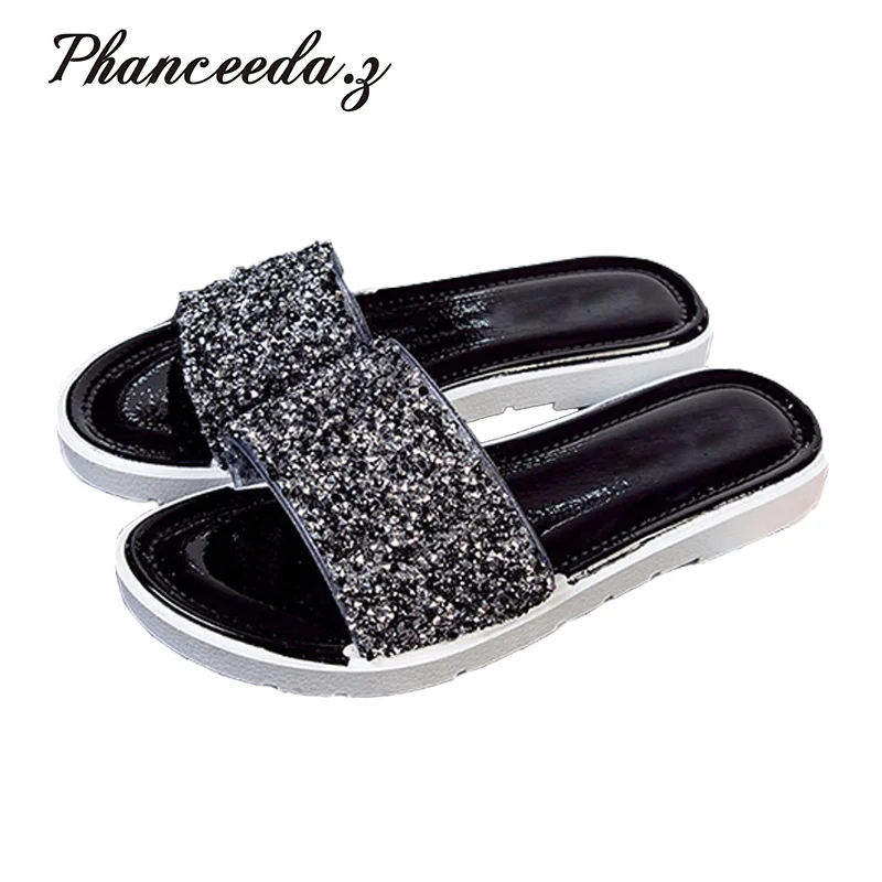 2020 Casual Shoes Women Sandals Summer Style Fashion Flip Flops Quality Flats Solid Woman Slippers Size | Обувь
