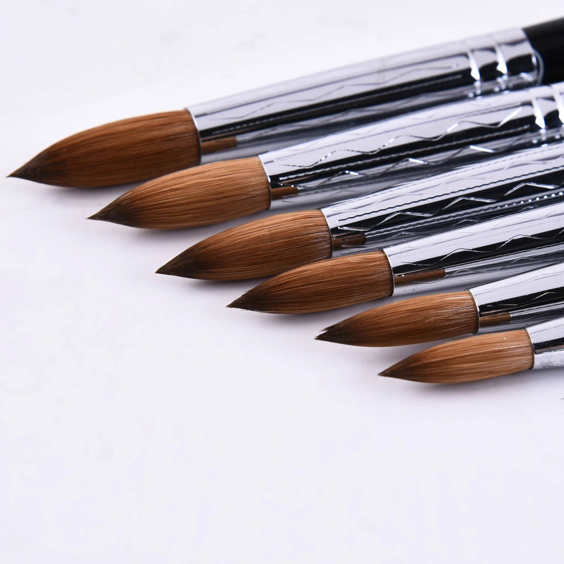 Manicure Novice Tool Wholesale Top Grade Mink Hair 8#10# Manicure Drawing Pen diao hua bi Manufacturers Direct Selling