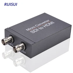 Convertisseur SDI à HD MI, adaptateur avec sortie Audio vidéo, détection De Format automatique, Audio stéréo, Support 3G SDI 