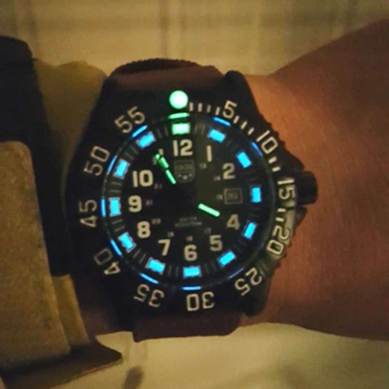 Мужские военные кварцевые часы Addies уличные спортивные светящиеся нейлоновые