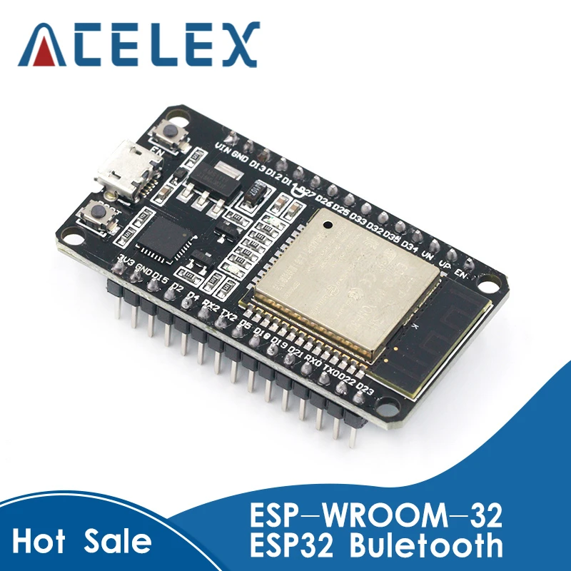 10 pcs ESP-32S ESP-WROOM-32 ESP32 ESP-32 Bluetooth and WiFi Dual Core CPU with Low Power Consumption MCU ESP-32 10 pcs ESP-32S ESP-WROOM-32 ESP32 ESP-32 Bluetooth and WiFi Dual Core CPU with Low Power Consumption MCU ESP-32